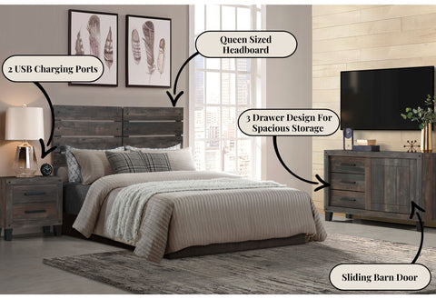 Glob-Burt Bedroom - Basha Furniture