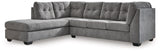 Gray Signature Sectional With Chaise - Basha Furniture