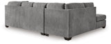 Gray Signature Sectional With Chaise - Basha Furniture