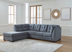 Denim Sectional with Chaise - Basha Furniture