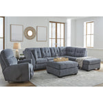 Denim Sectional with Chaise - Basha Furniture