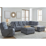 Denim Sectional with Chaise - Basha Furniture