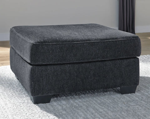 Slate Ottoman - Basha Furniture