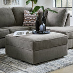 PUTTY Storage Ottoman (With Cupholders) - Basha Furniture