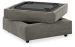 PUTTY Storage Ottoman (With Cupholders) - Basha Furniture