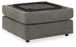 PUTTY Storage Ottoman (With Cupholders) - Basha Furniture