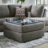 PUTTY Storage Ottoman (With Cupholders) - Basha Furniture